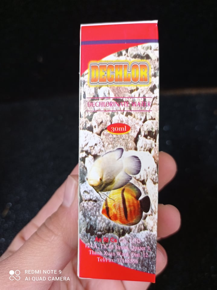 Chai dung dịch khử Clo Dechlor